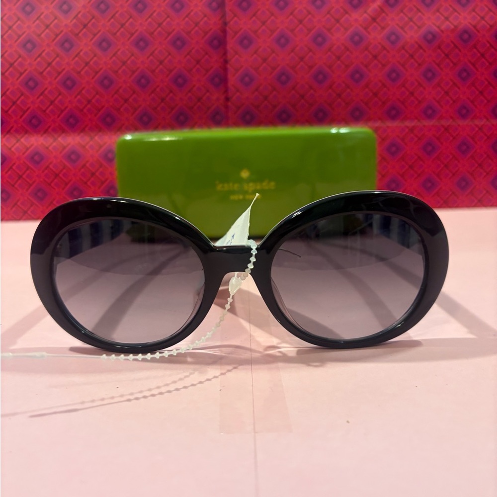 Kate Spade Black Oval Sunglasses New Authentic